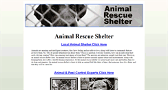 Desktop Screenshot of animalrescueshelter.net